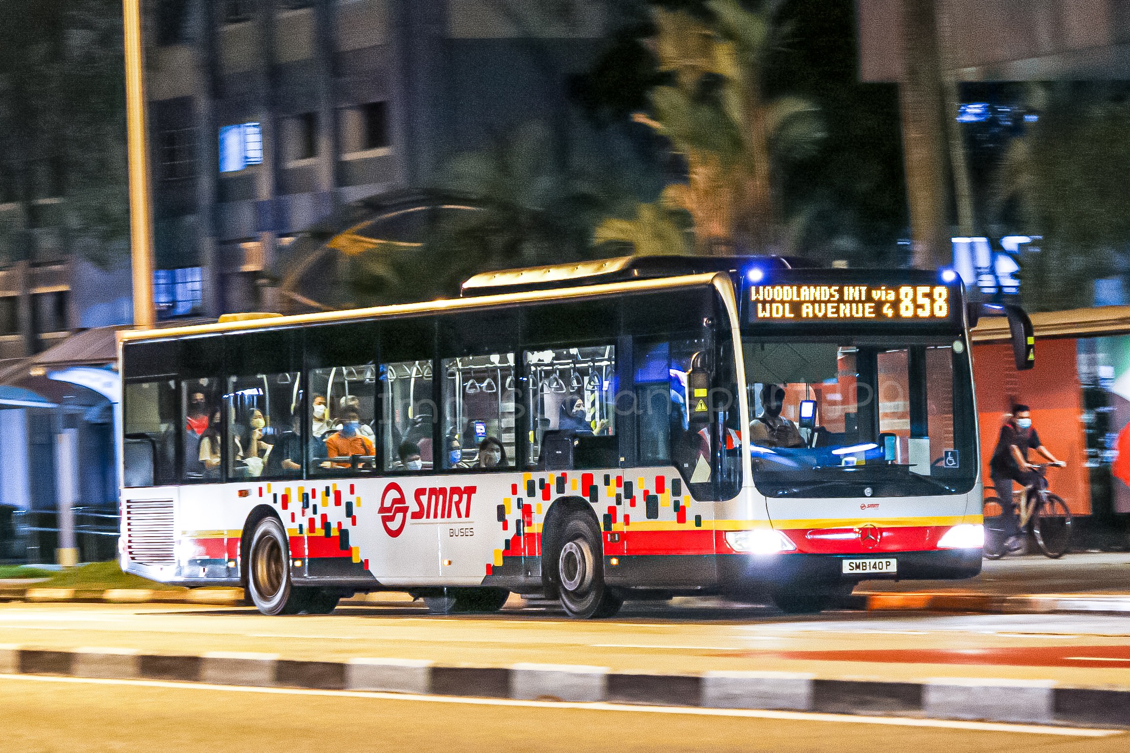 SMRT MERCEDES BENZ CITARO SMB140P 858 Our SG Bus Story