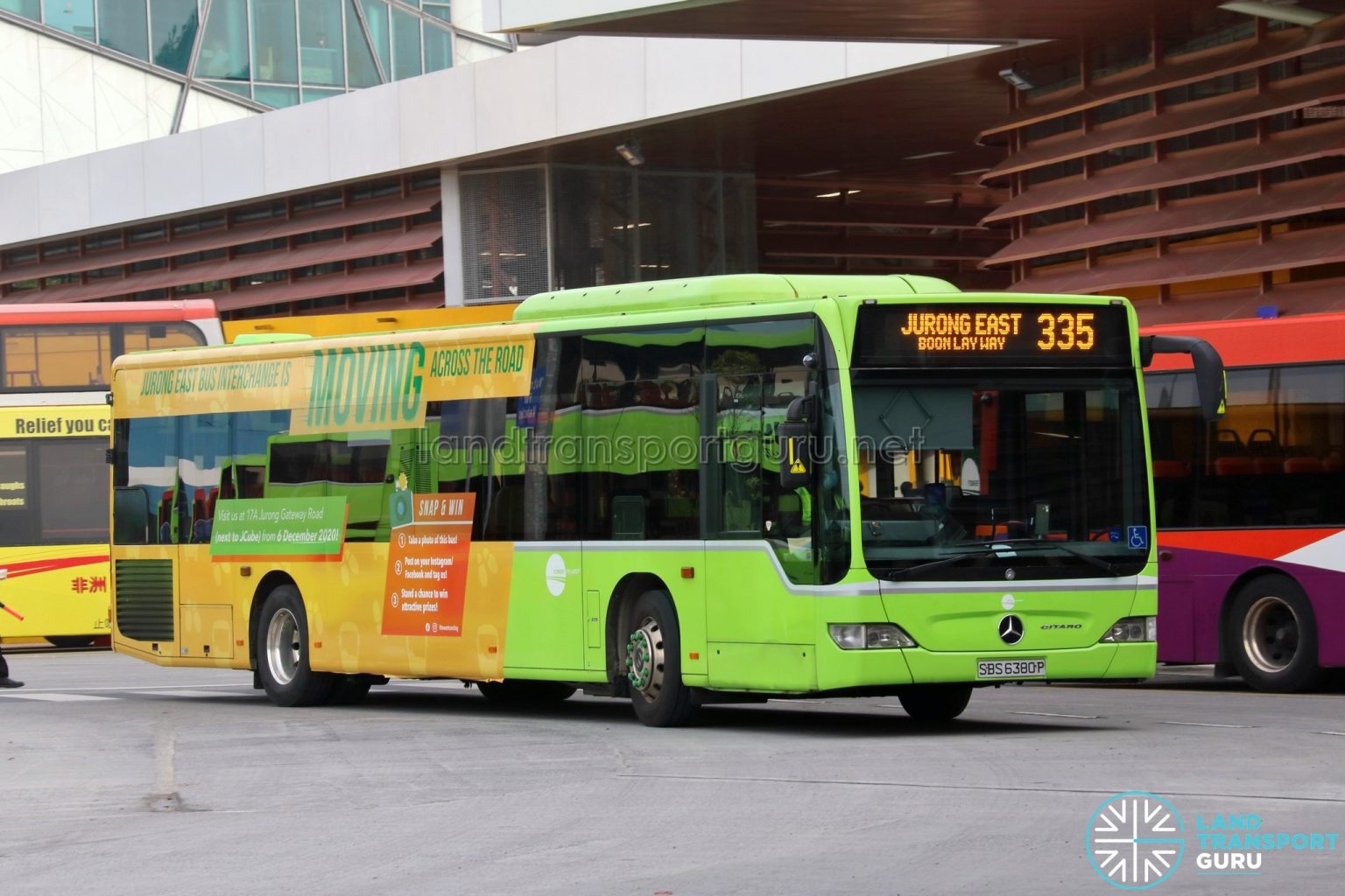 Bus 335 Tower Transit Mercedes Benz Citaro SBS6380P Land