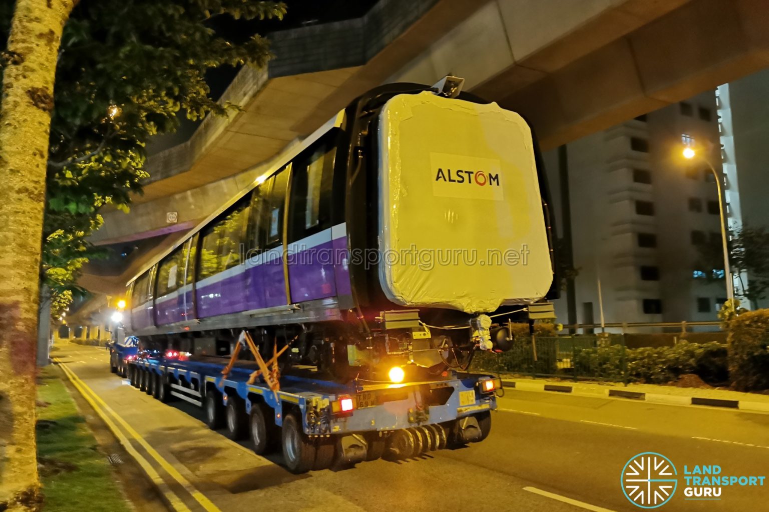 Alstom Metropolis C851E On Delivery To Sengkang Depot Land Transport Guru