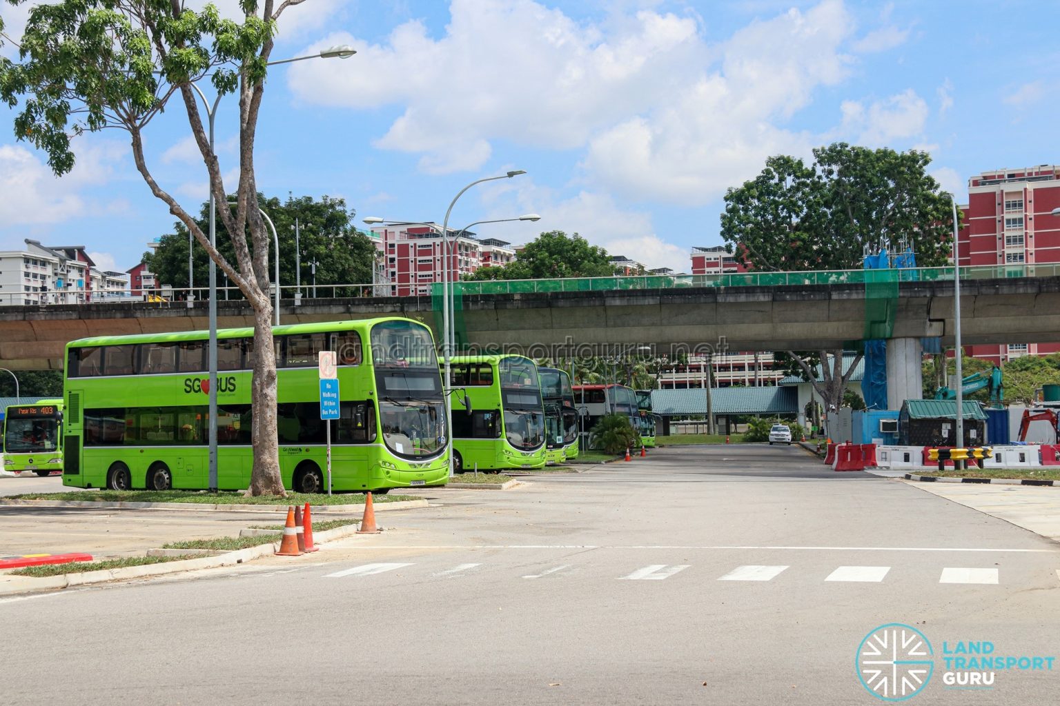 Pasir Ris Bus Interchange June 2021 Bus Parking Lots Land