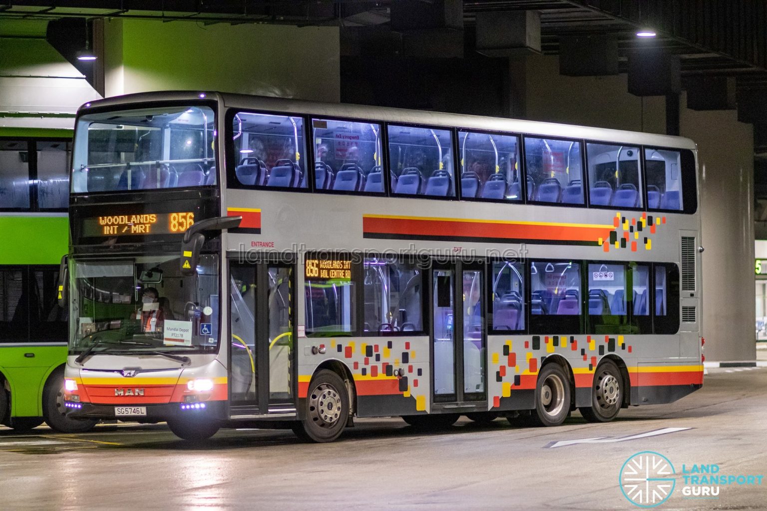 Bus 856 SMRT Buses MAN A95 SG5746L Land Transport Guru