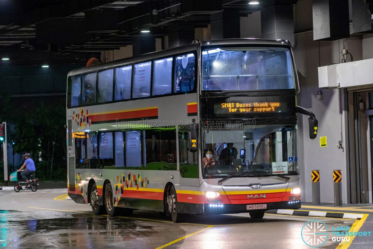 SMRT Buses Thank You For Your Support SMRT Buses MAN A95 SMB5895L