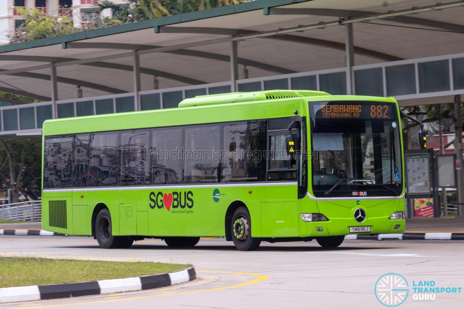 Bus Tower Transit Mercedes Benz Oc Le Smb J Land Transport