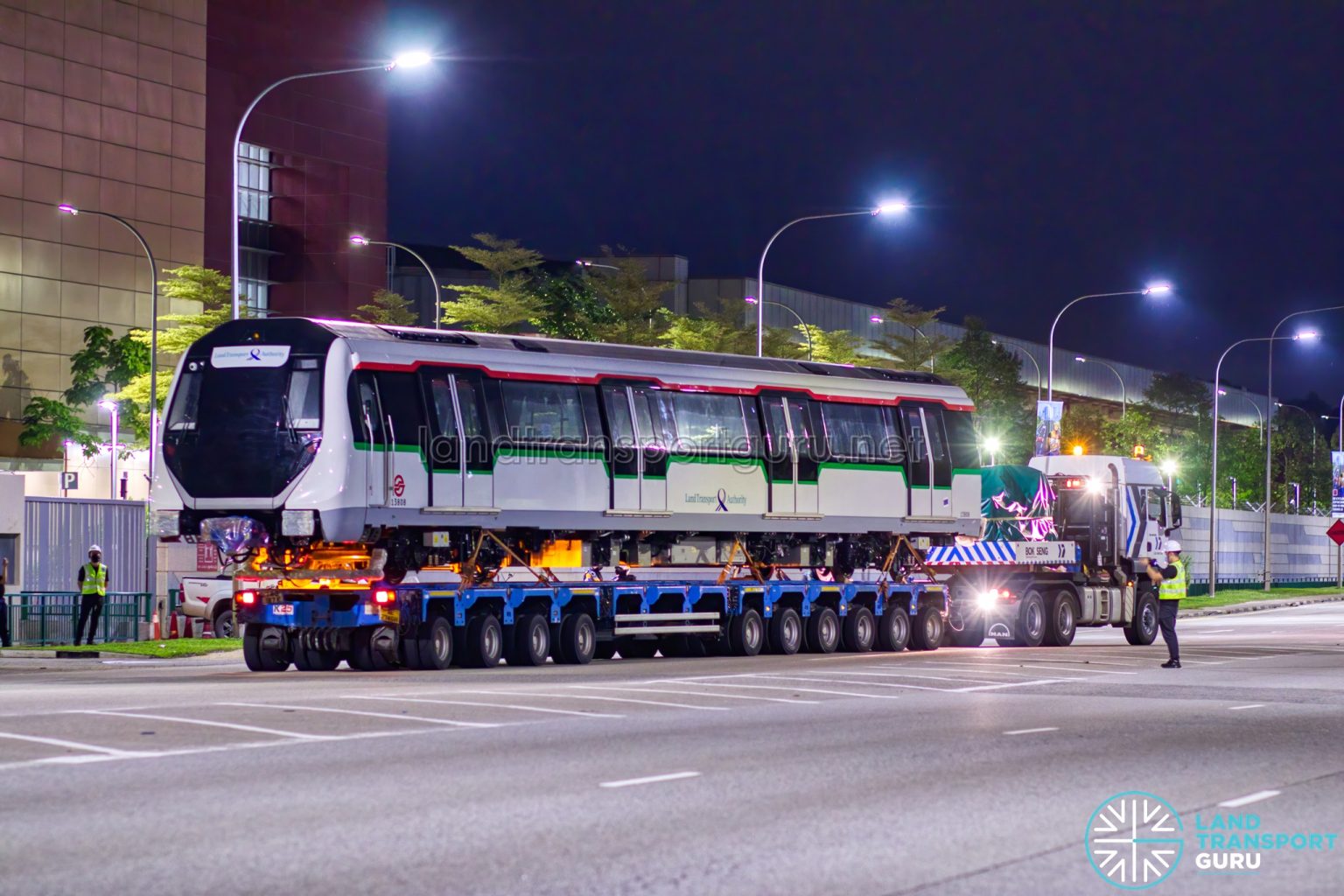 Alstom Movia R Train Car Outside Tuas Depot Land Transport