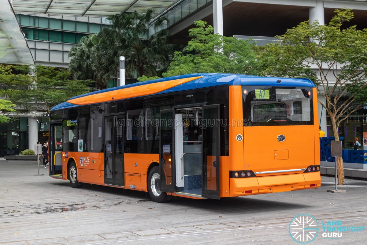 Byd B Displayed At Nus Exterior Rear Land Transport Guru