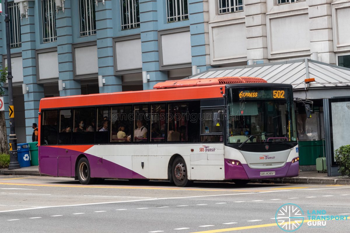 Express 502 SBS Transit Scania K230UB Euro IV SBS8089T Land