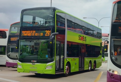 SG6063S made its special appearance on Townlink 291 few days ago.