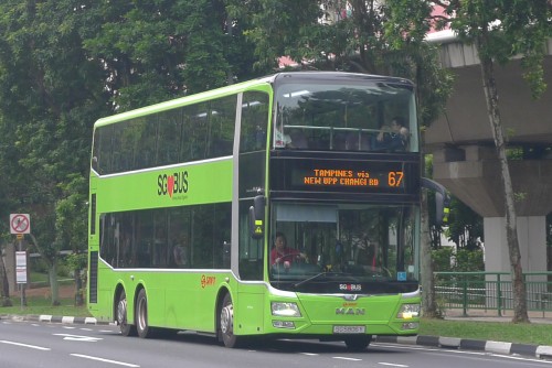SG5806Y on SMRT Bus Service 67

SMRT Batch 3 MAN ND323F Lion's City (A95)
