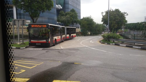 Feels like yesterday when bendy buses were everywhere in Woodlands