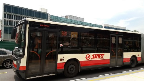 Before transferring to AMDEP, TIB1228L carries a bus load of passengers to the city through Little India interchange