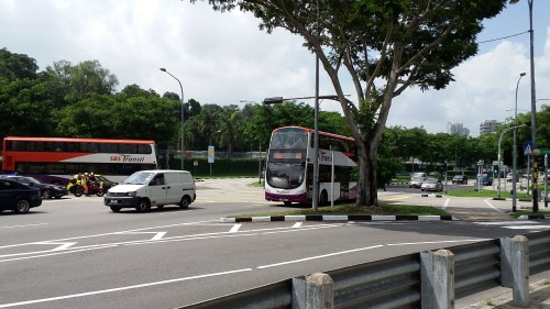 Still proudly wearing SBS TRANSIT colours....