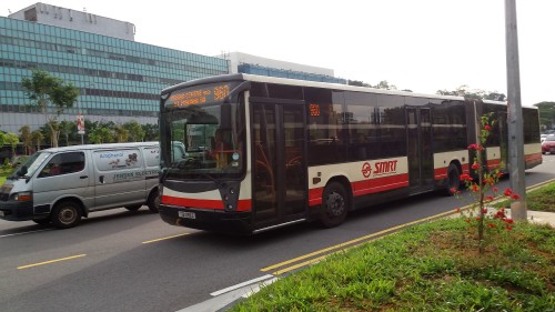 The SMRT logo at the front disappeared.