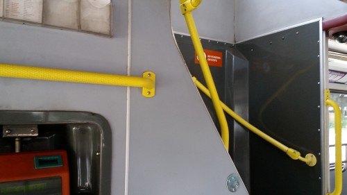 While practically every Double decker bus had seat counters, SBS9595S did not have it installed ever.