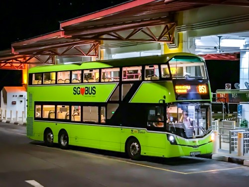 Recently the sole Volvo B8L in Singapore has been returned to Volvo, so here is a throwback on a cameo deployment on 851!