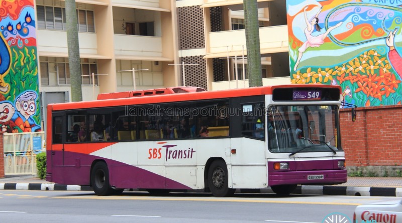 SBST Volvo B10M Mark IV (WA Strider) (SBS1998R) - Premium 549