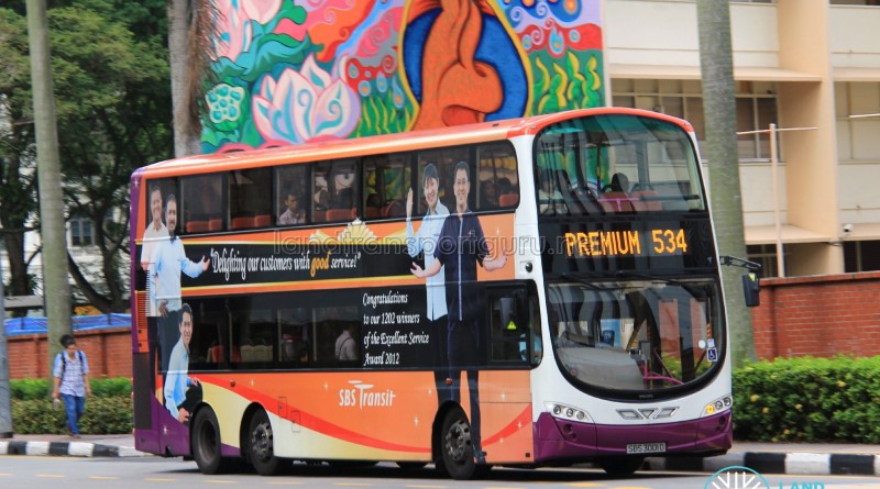 SBST Volvo B9TL Wright (SBS3001D) - Premium 534