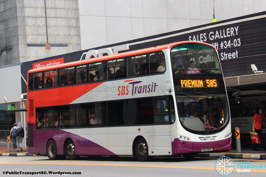 SBST Volvo B9TL Wright (SBS3183L) - Premium 585