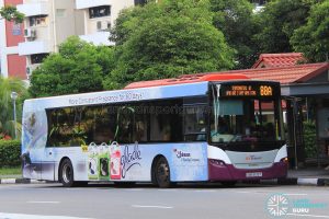Bus 88A: SBS Transit Scania K230UB (SBS5133T)