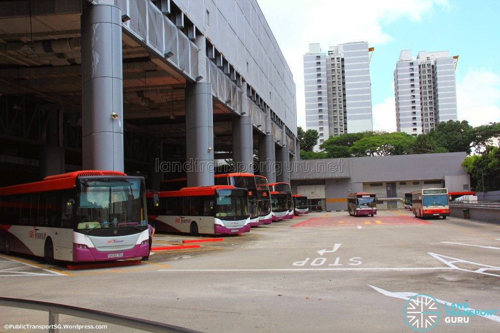 Ang Mo Kio Bus Interchange (May 2014): Bus Park