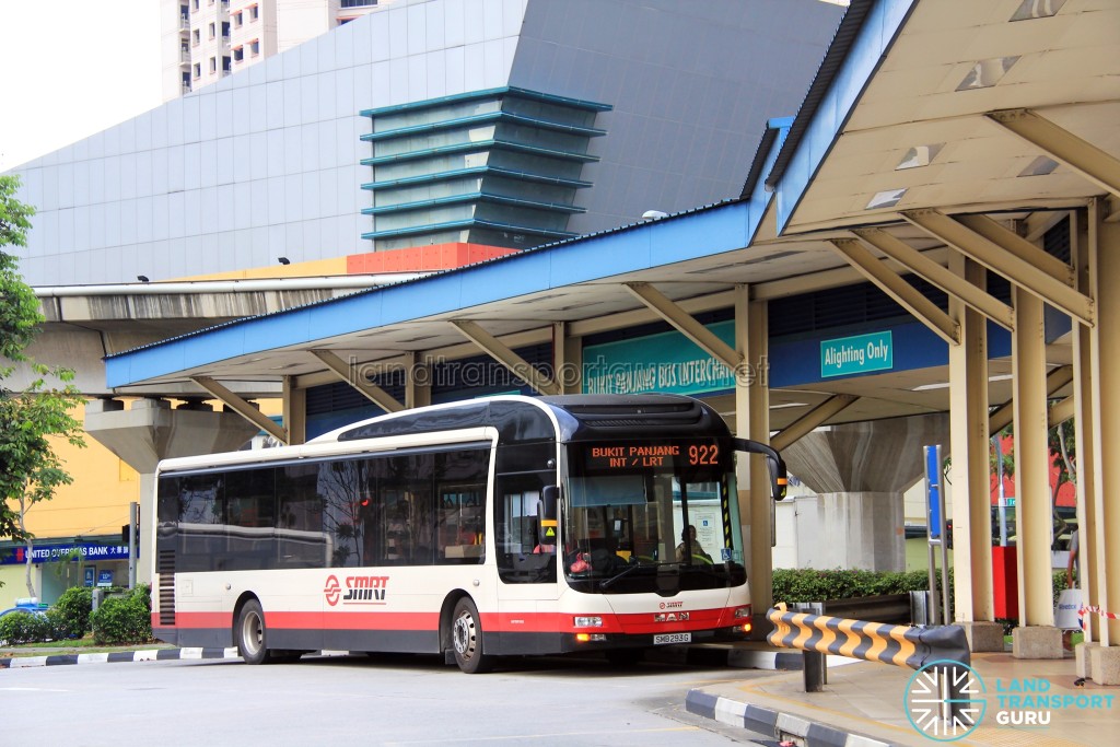 Old Bukit Panjang Bus Interchange - Alighting berth