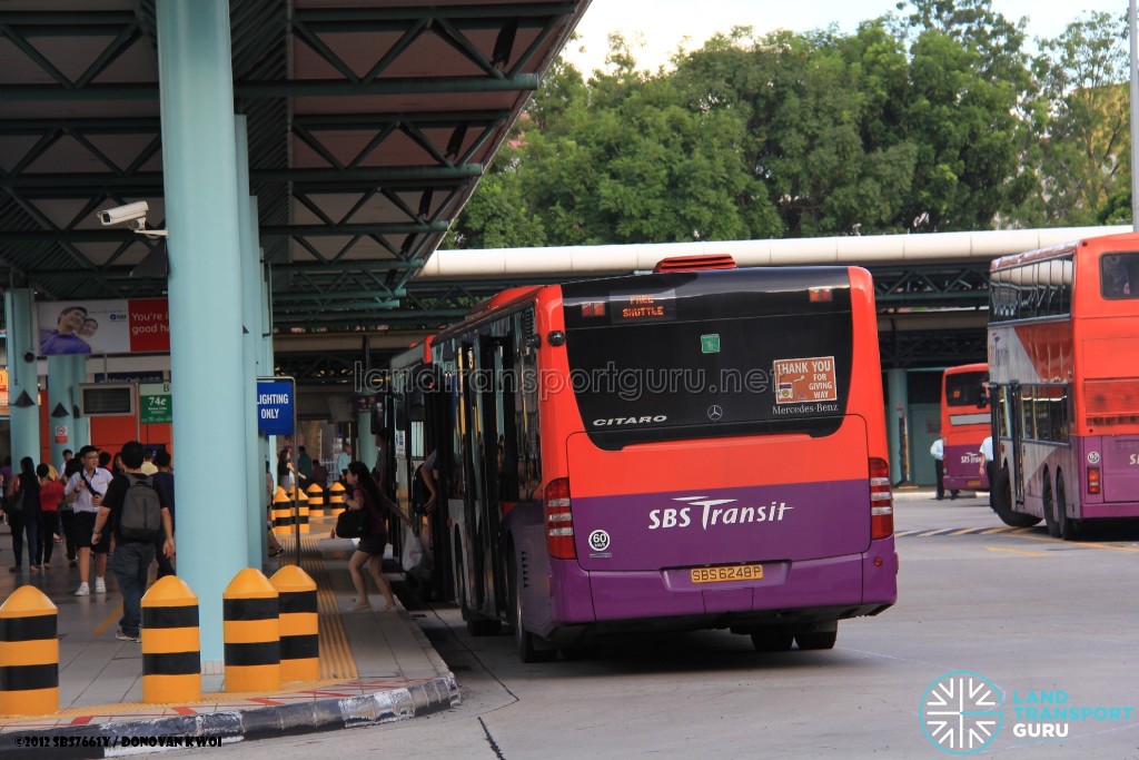 Hougang Central Bus Interchange (May 2014) - Alighting berth