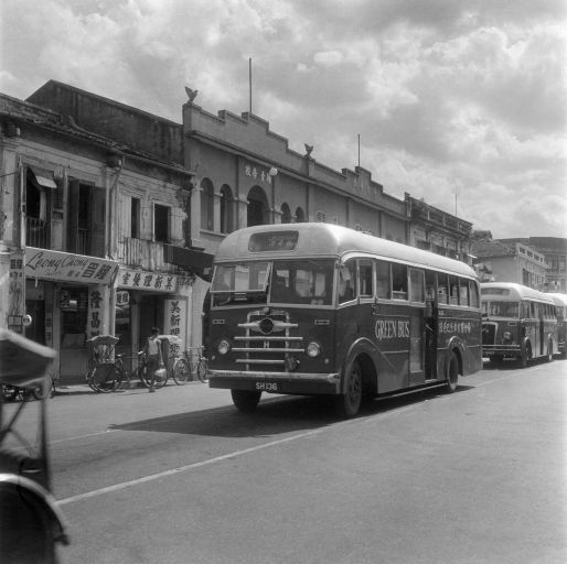 Queen Street Bus Terminal in February 1956