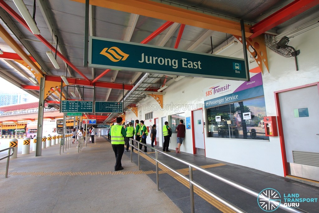 Jurong East Temporary Interchange - West entrance (towards The JTC Summit)