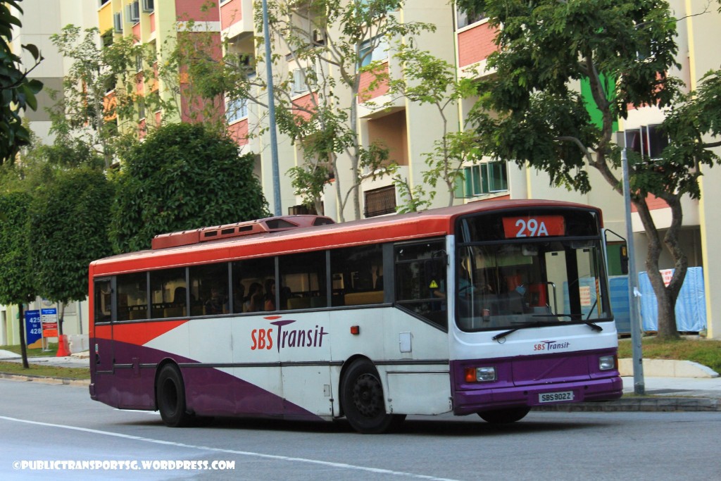 SBS Transit Volvo B10M MkIV DM (SBS902Z) - Service 29A