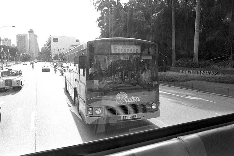 Volvo B10M MkIII on a Sentosa Bus Service at launch