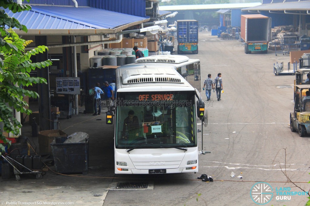 MAN NG363F (A24) undergoing assembly at Gemilang Coachworks