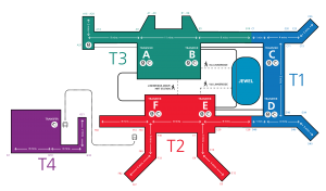 Changi Airport Skytrain Network Map (July 2019) | Land Transport Guru