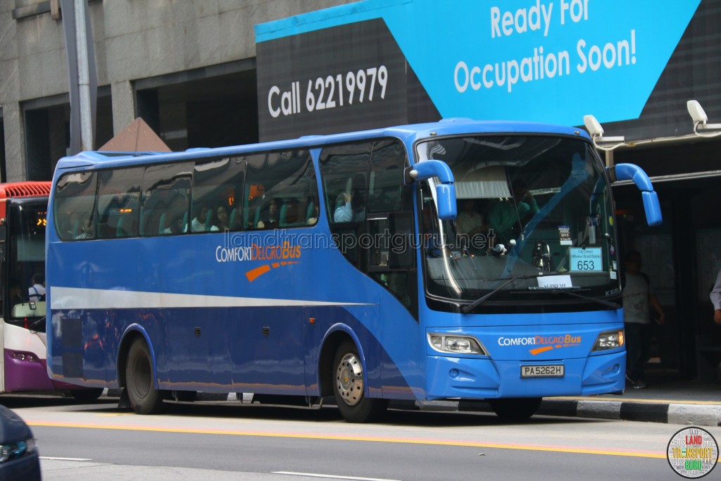 ComfortDelGro Bus Isuzu LT133P (PA5262H) - City Direct 653