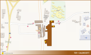 Caldecott TEL Station Diagram