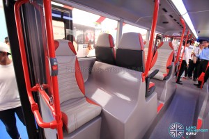 Alexander Dennis Enviro500 Concept Bus Mock-up - Solo seat beside rear door