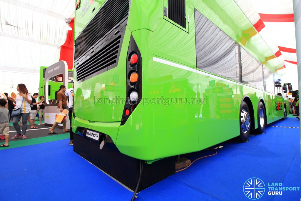 Alexander Dennis Enviro500 Concept Bus Mock-up - Long rear overhang