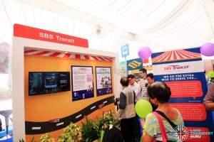 LTA Our Bus Journey Carnival - Ngee Ann City - SBS Transit booth