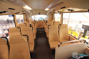 MAN Lion’s City DD L Concept Bus Mock-up - Upper deck rear seating
