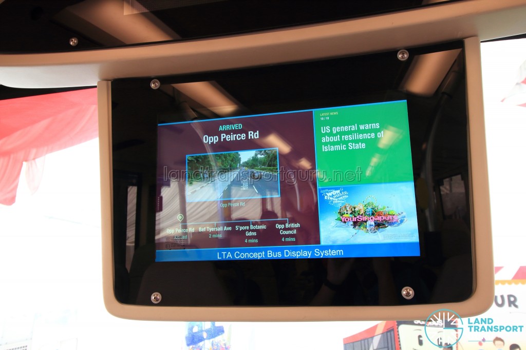 MAN Lion’s City DD L Concept Bus Mock-up - Passenger Information Display System (PIDS)