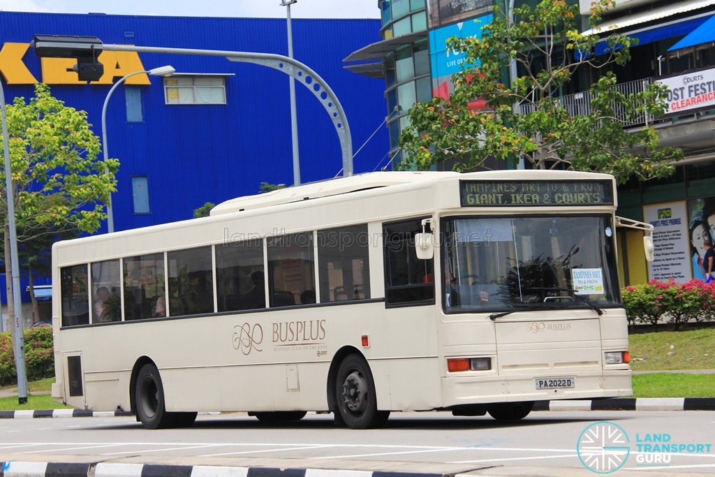 Bus-Plus Dennis Lance (PA2022D) - Tampines Retail Park Shuttle (Tampines Route)