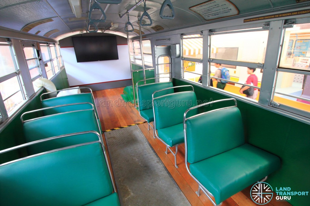 Restored Singapore Traction Company Bus - 1967 Nissan RX102K3 (STC609) - New bus seats modeled after the old ones