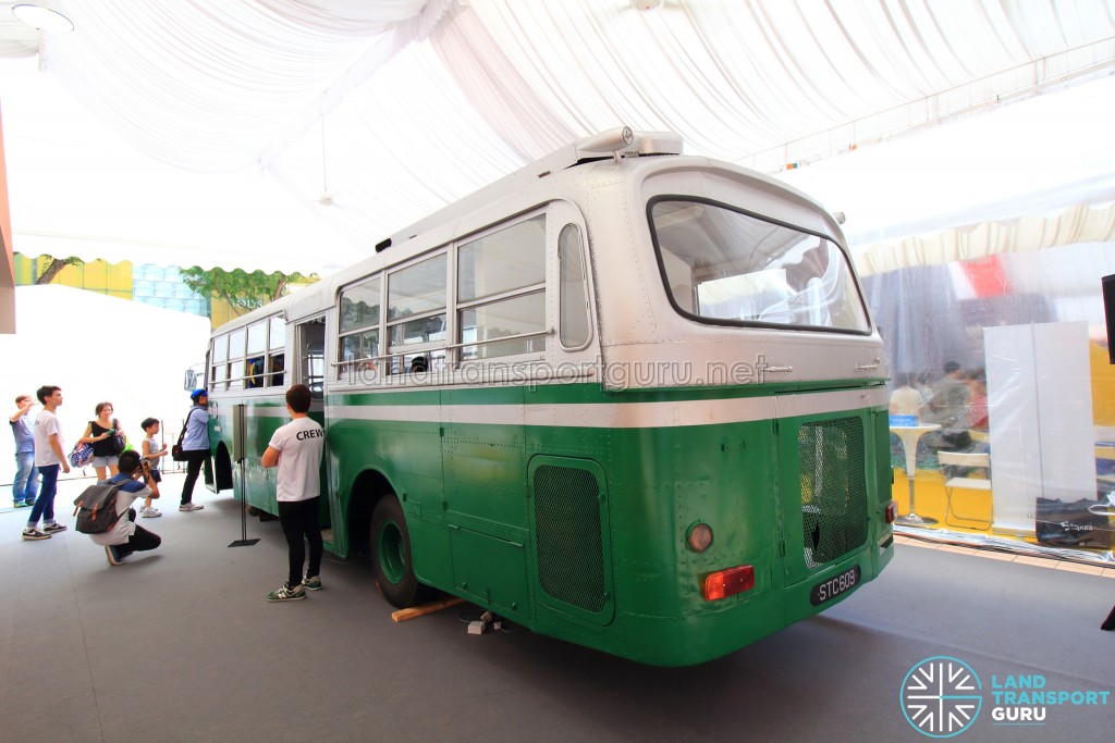 Restored Singapore Traction Company Bus - 1967 Nissan RX102K3 (STC609) - Rear nearside