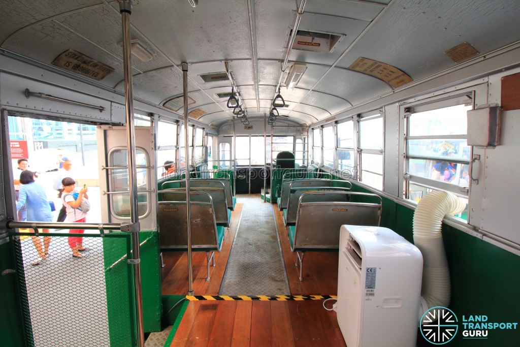 Restored Singapore Traction Company Bus - 1967 Nissan RX102K3 (STC609) - Interior, with air-conditioner