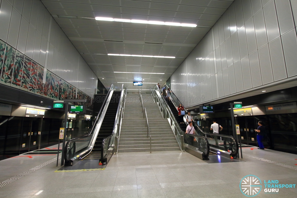 Botanic Gardens MRT Station – CCL Platform level | Land Transport Guru