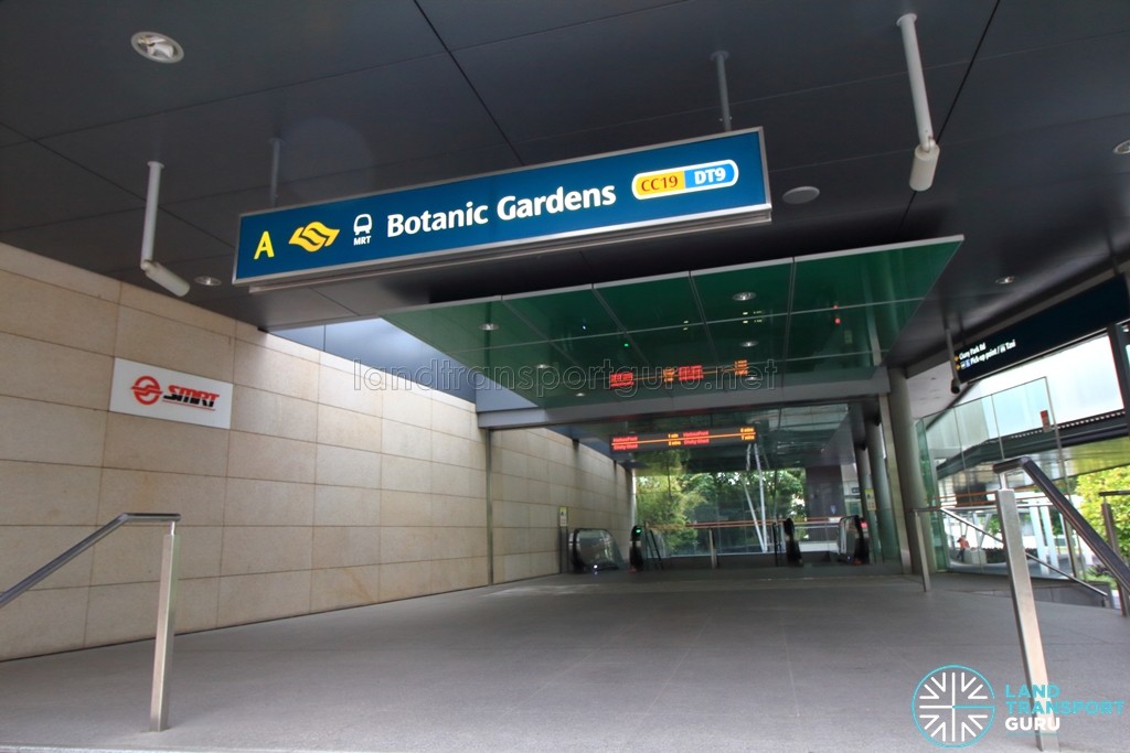 Botanic Gardens MRT Station - Exit A