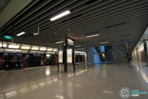 Promenade MRT Station - CCL Lower platform level (B4)