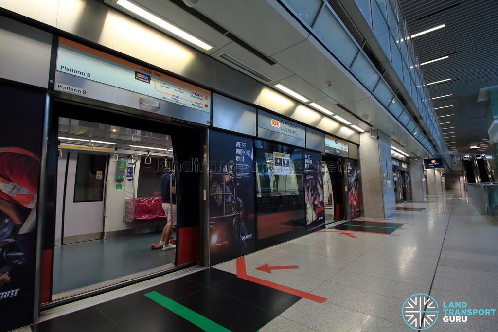 Promenade MRT Station - CCL Platform B (B2)