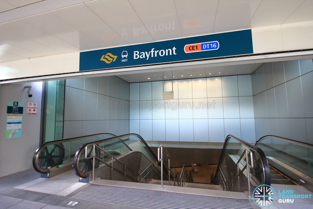 Bayfront MRT Station - Exit B