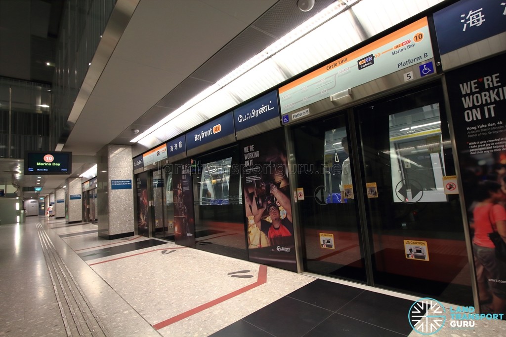 Bayfront MRT Station - Platform B (CCL)