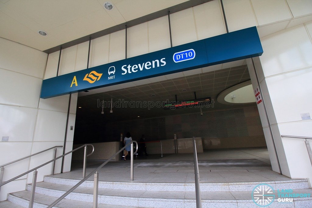 Stevens MRT Station - Exit A