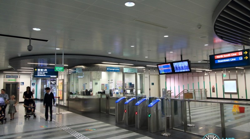 Newton MRT Station - DTL Passenger Service Centre & Faregates (B1)